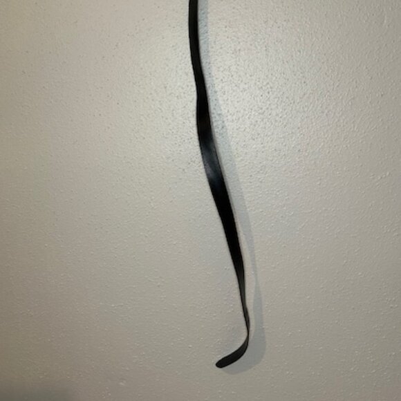 Talbots Plus Size Thick Black Leather Belt Size 2X - Picture 6 of 6